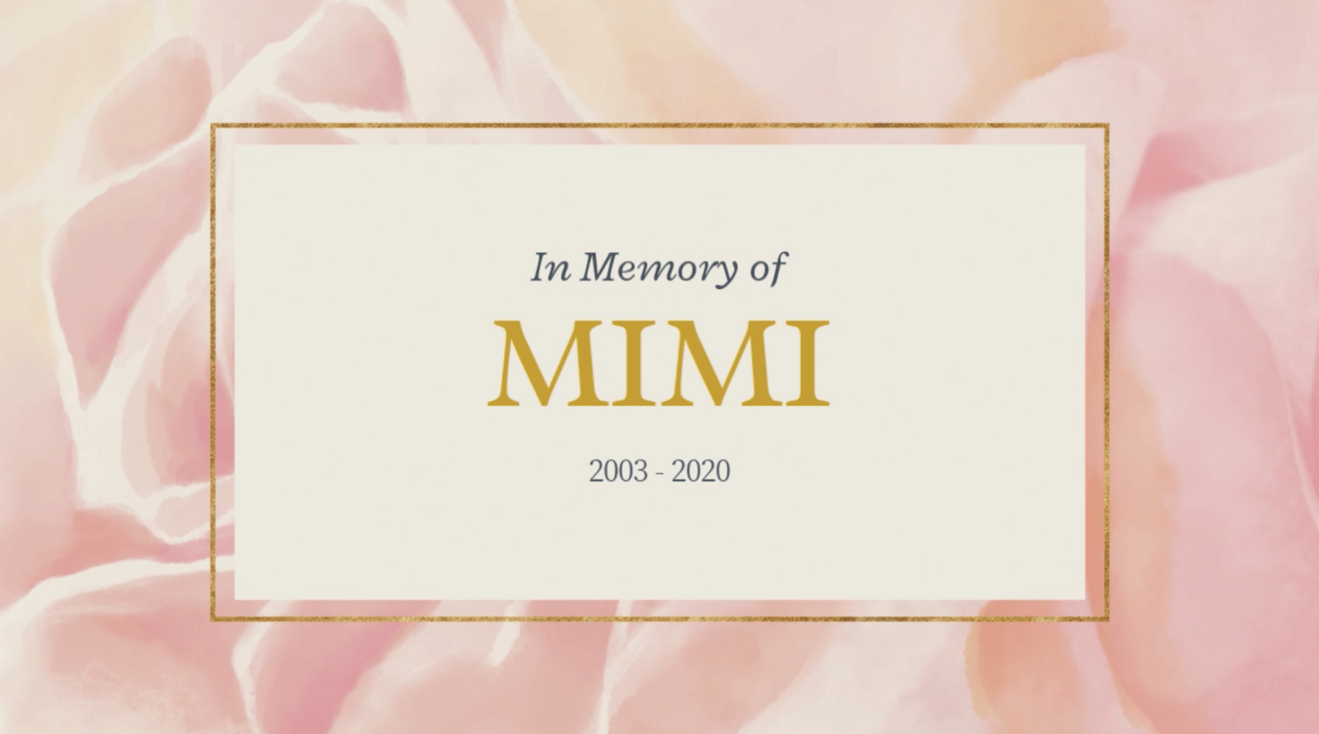 A Memorial for Mimi - Hilary Farr